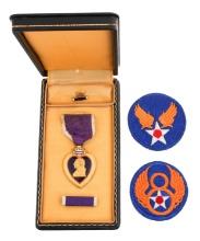 WWII USAAF 333rd BOMB SQUAD NAMED KIA PURPLE HEART