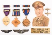 WWII USAAF 333rd BOMB SQUAD NAMED KIA GROUPING