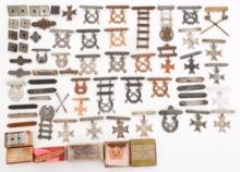 WWI - WWII US ARMY & USMC MARKSMANSHIP BADGES