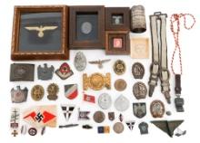 WWII GERMAN ARMED FORCES & ORGANIZATIONAL INSIGNIA