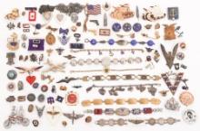 WWII US SWEETHEART JEWELRY & HOMEFRONT PINS