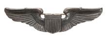 WWII USAAF CBI 10TH AF ATTRIBUTED KIA PILOT WINGS