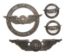 WWII US CAA WAR TRAINING SERVICE WINGS & INSIGNIA
