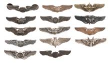 WWII - KOREAN WAR US 2" AVIATOR WINGS