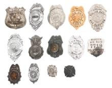 OBSOLETE US MILITARY POLICE & FIRE DEPT BADGES