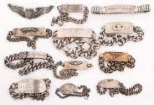 WWII - VIETNAM WAR US ARMED FORCES ID BRACELETS
