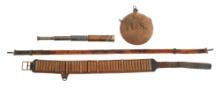 INDIAN WARS US ARMY M1881 PRAIRIE BELT & CANTEEN