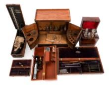 19th - 20th C. MEDICAL CABINETS & EQUIPMENT