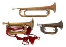 WWI - COLD WAR US ARMED FORCES BUGLES