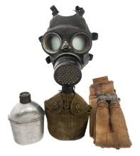 WWII US & UK M26 INFLATABLE LIFE BELT & FIELD GEAR