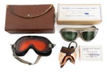 WWII USAAF TYPE B-8, AN-6530 & TYPE E-1 GOGGLES