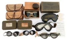 WWI - WWII US AAF FLIGHT & TANKER GOGGLES