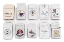 COLD WAR US NAVY CIGARETTE LIGHTERS