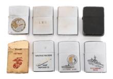 WWII - COLD WAR US ARMED FORCES CIGARETTE LIGHTERS
