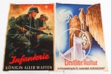 WWII GERMAN CULTURE & WAR PROPAGANDA POSTERS
