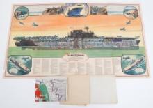 WWII US NEWSMAP, TRAINING & CARRIER POSTERS