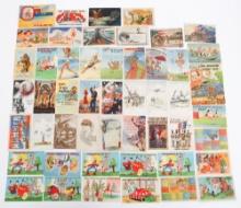WWII US ARMY WAC & PROPAGANDA COMIC POSTCARDS