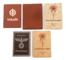 WWII GERMAN DAK POCKET CALENDARS & BOOKLETS