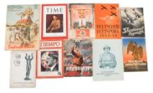 WWII GERMAN MAGAZINES & PAPERBACK BOOKS