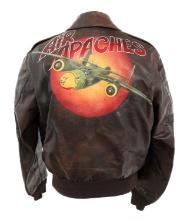 REENACTOR WWII USAAF "AIR APACHES" TYPE A-2 JACKET