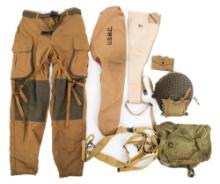 REENACTOR WWII US PARATROOPER JUMP PANTS & GEAR