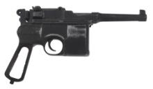 COMMERCIAL MAUSER MODEL C96 7.63mm CALIBER PISTOL