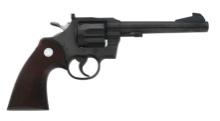 COLT OFFICERS MODEL MATCH .38 SPECIAL DA REVOLVER