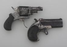 REMINGTON DERRINGER & BRITISH BULLDOG REVOLVERS