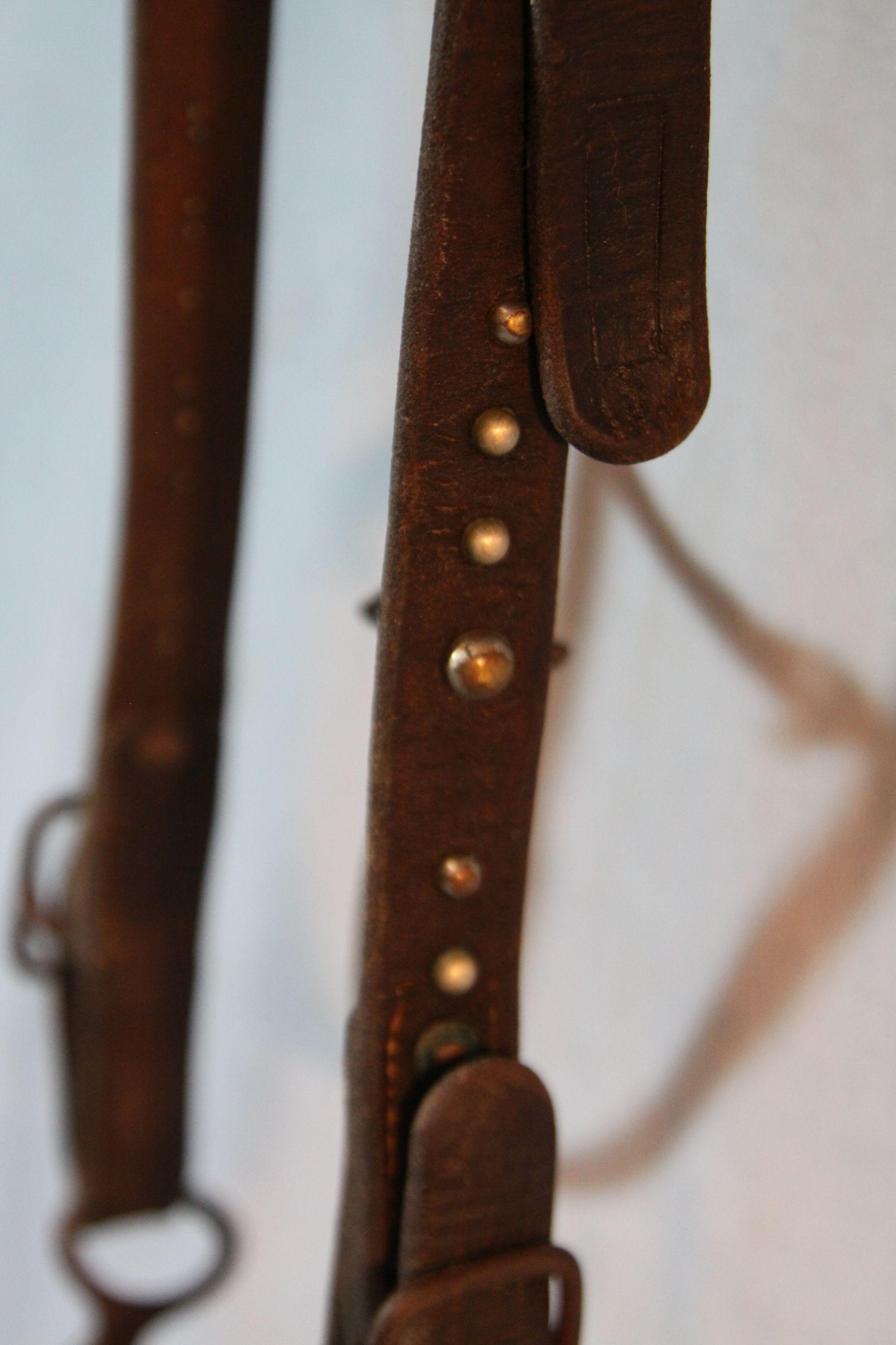 Al Furstnow bridle w/bit and unmarked basket stamped headstall