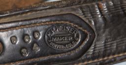 H. H. Heiser chaps, silver conchos