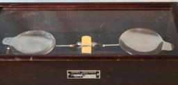 Henry Troemner gold or apothecary scale in wooden case