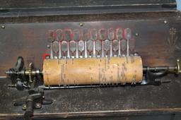 Gem Roller music box w/several rolls