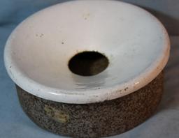 Iron turtle spittoon cover, mechanical and porcelain spittoon