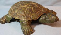 Iron turtle spittoon cover, mechanical and porcelain spittoon