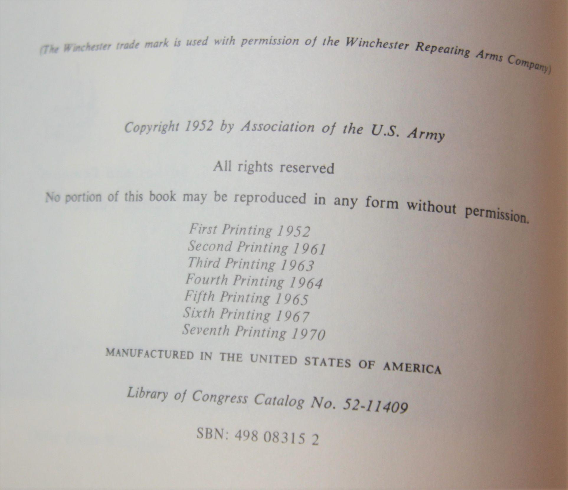 2 books: History of Winchester Firearms, 1966 and Winchester, The Gun That