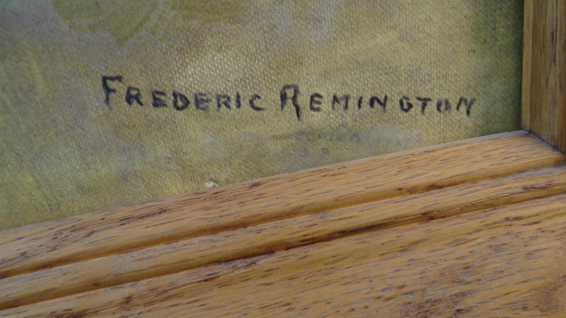 Remington, Frederic print, Marlin Firearms, 16" x 26"