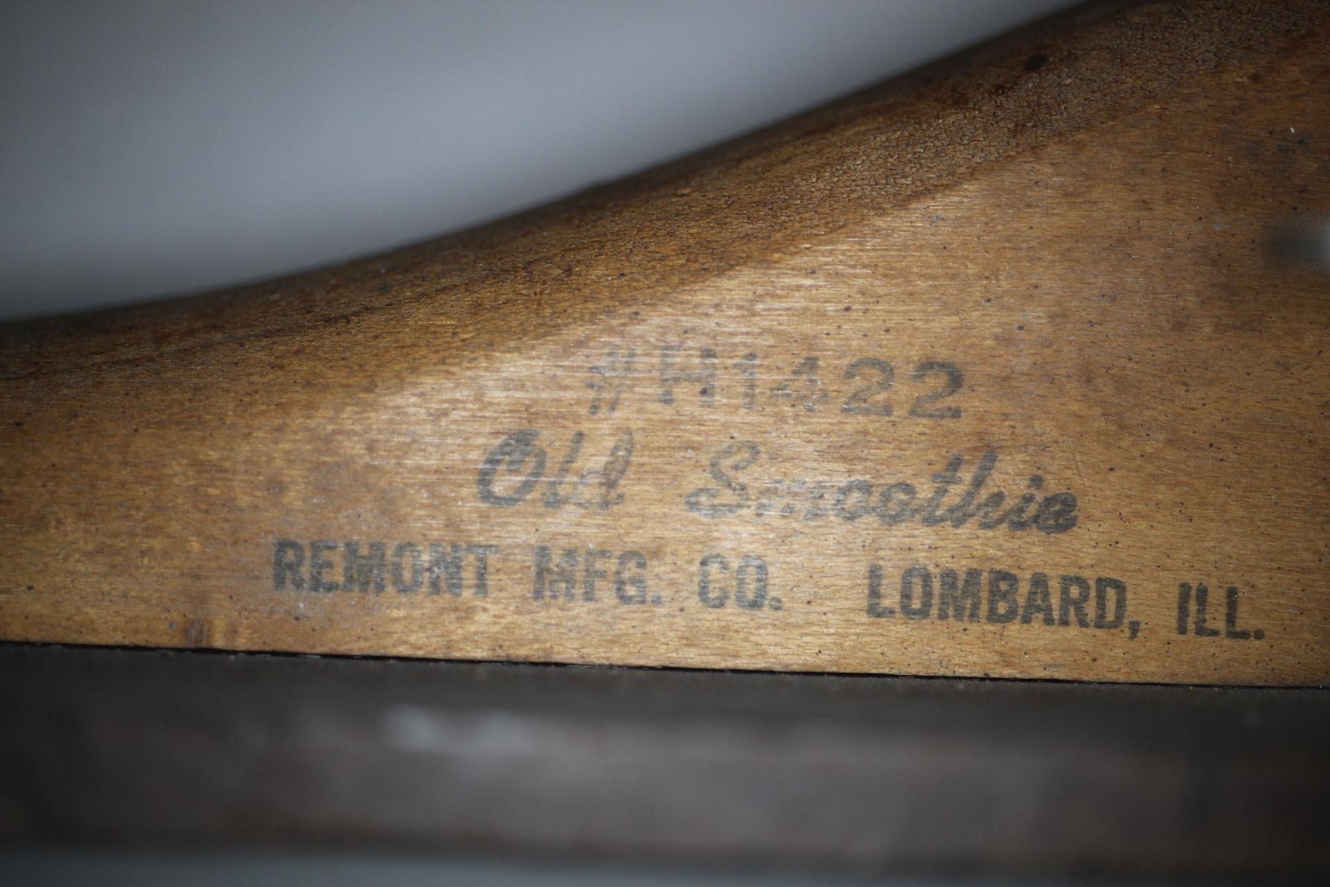 Old Smoothie Speed File Hand Sander, #H1422, Metal & Wood, Remont Mfg. Co., 20" incl. handle