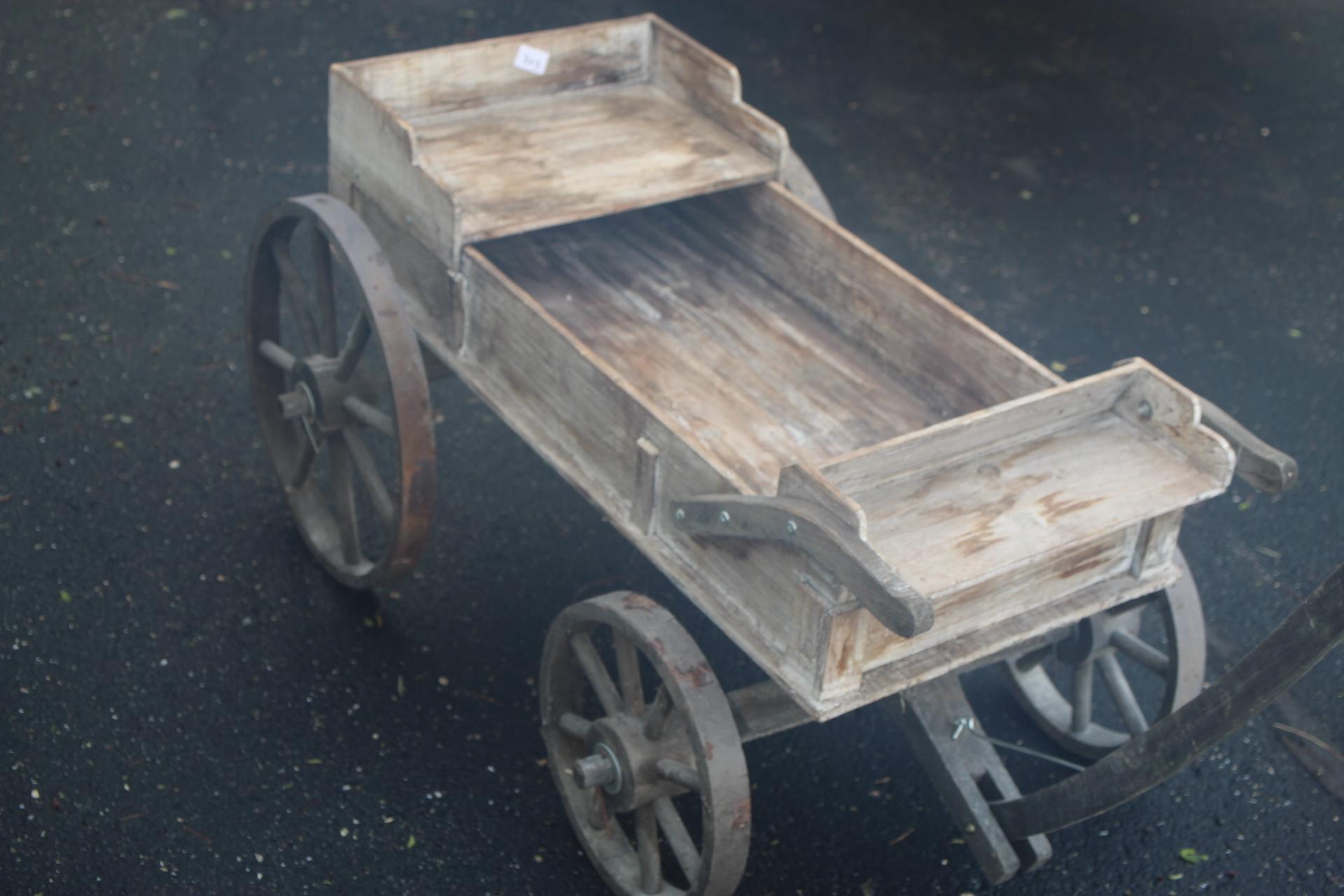 Wooden Cart, 44" x 23 1/2"W Cart Only, LOCAL PICK UP ONLY