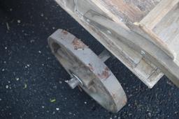 Wooden Cart, 44" x 23 1/2"W Cart Only, LOCAL PICK UP ONLY