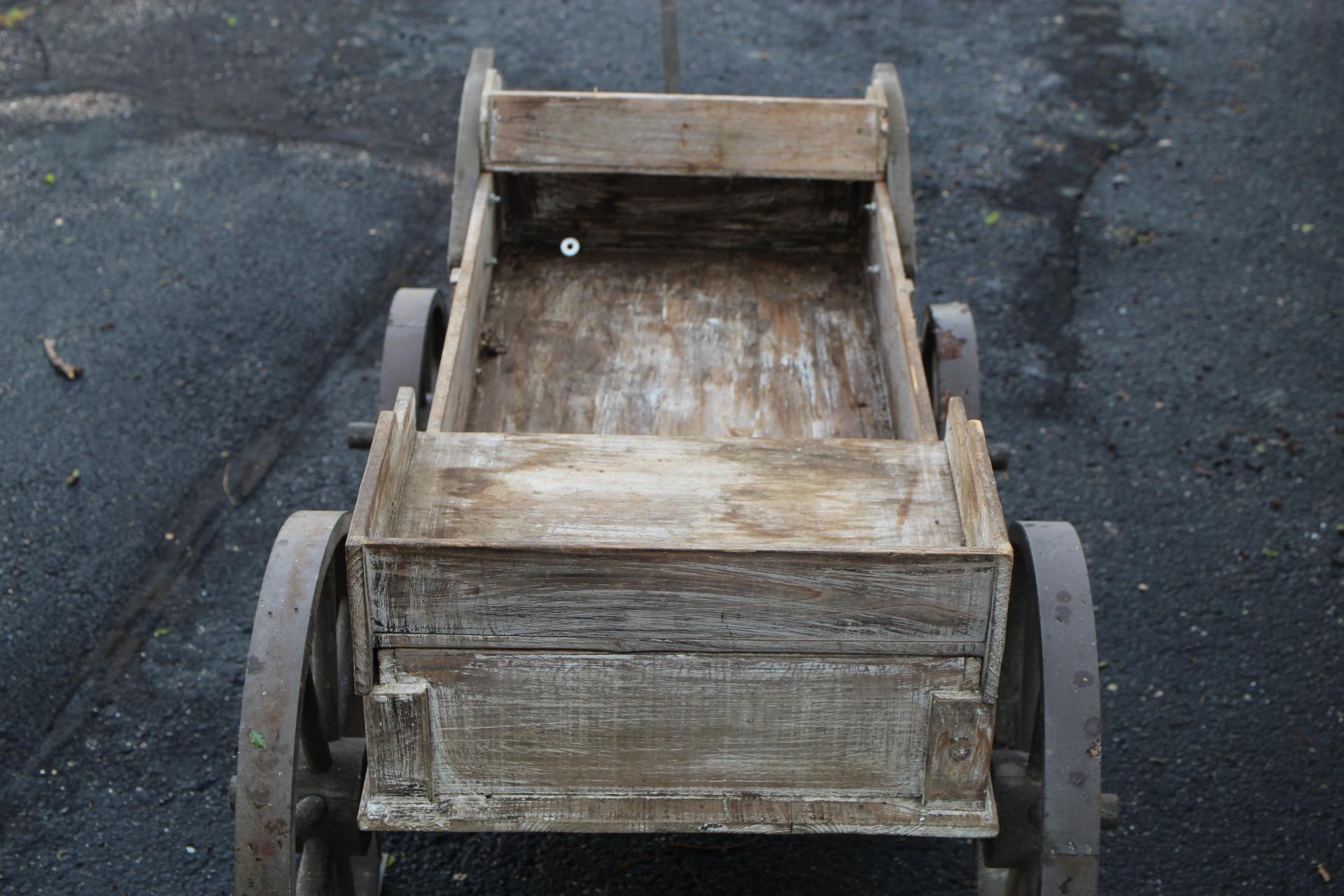 Wooden Cart, 44" x 23 1/2"W Cart Only, LOCAL PICK UP ONLY