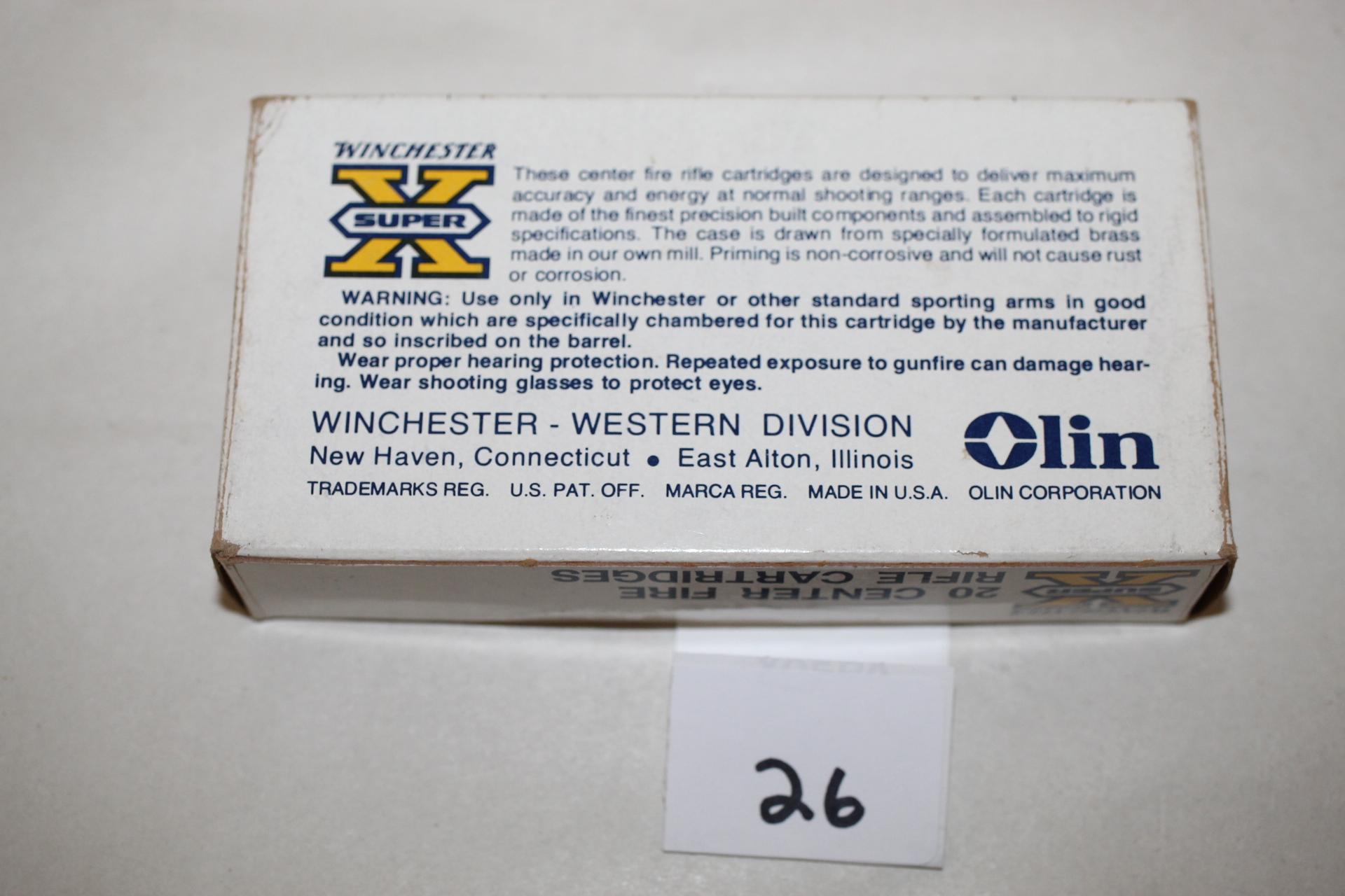 Vintage Winchester Super X 30-30 Ammo Box, Empty, #W30303, 170 Gr. Power Point (S.P.)
