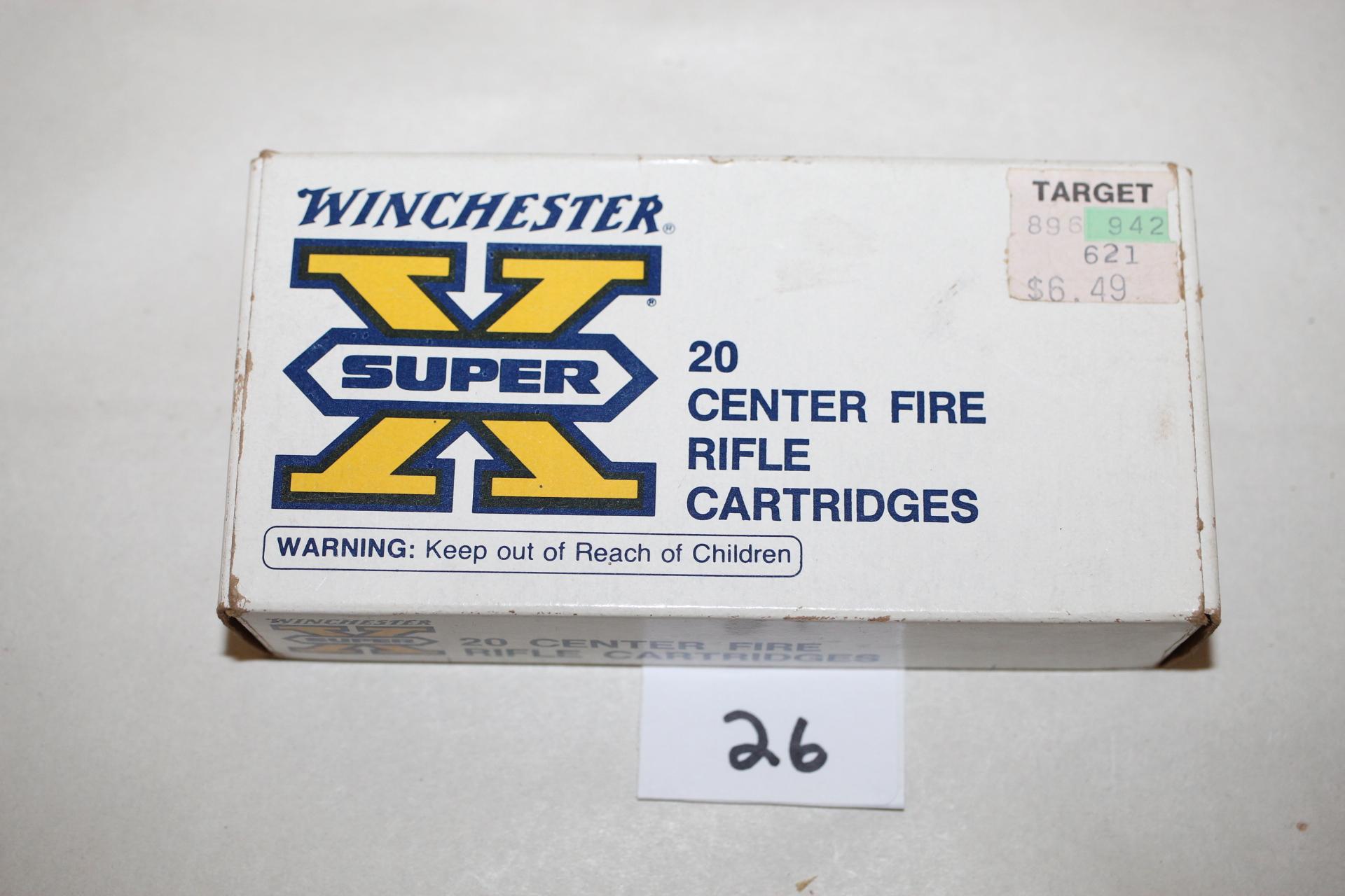 Vintage Winchester Super X 30-30 Ammo Box, Empty, #W30303, 170 Gr. Power Point (S.P.)