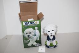 Milwaukee Brewers Hank The Ballpark Pup Bobble Head, 2014 Collectors Edition, West Bend, BDA