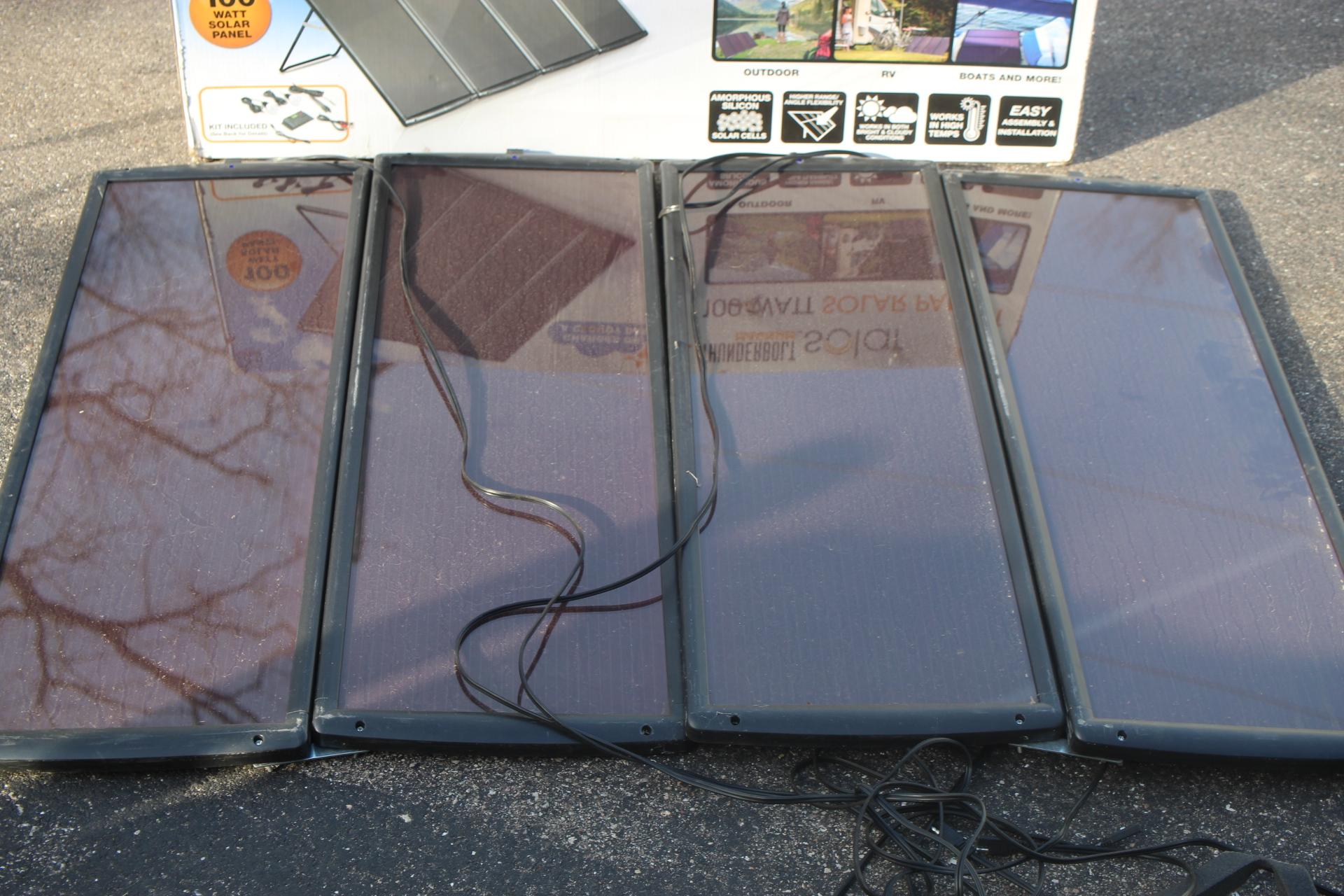 Solar Panel Kit, 100 Watt, Thunder Bolt Magnum, #63585, Please See Pictures For Dimensions