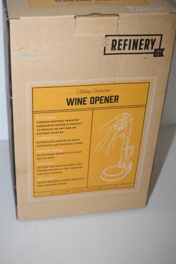 Tabletop Wine Opener, Appears NIB, Refinery And Co.