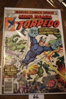 Marvel Premiere Featuring The Torpedo Comic Book, 35 Cents, #39, Dec. 1977