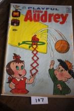 Playful Little Audrey Comic Book, 15 Cents, #89, July, Harvey Comics, Bagged & Boarded