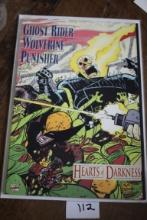 Ghost Rider Wolverine Punisher Comic Book, Hearts Of Darkness, Marvel Comics