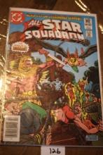 All Star Squadron Comic Book, Never Step On A Feathered Serpent, 60 Cents, #6, Feb.