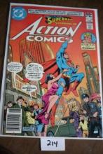 Superman Starring In Action Comics Comic Book, 50 Cents, #520, June, DC Comics